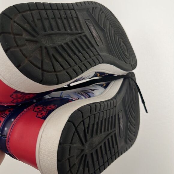 Anime Men’s High Top Lace up Sneakers Blue Character Size 9 - Picture 13 of 13